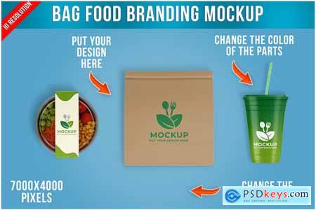Bag Food Branding Mockup