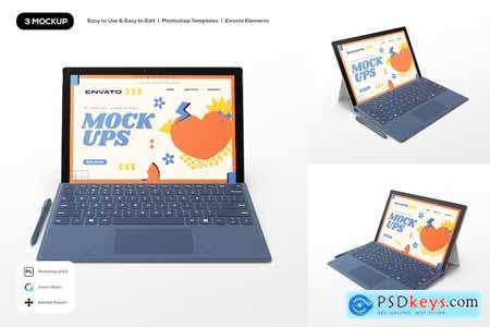 Microsoft Surface Pro Laptop Mockup