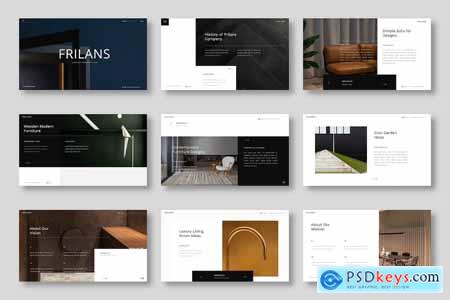 Frilans– Interior Design Business PowerPoint Templ