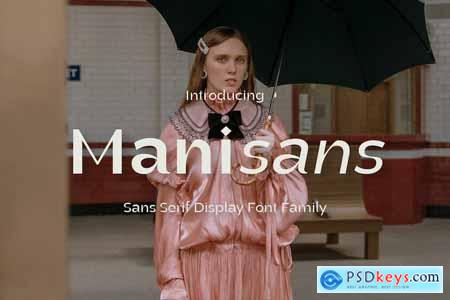 Manisans Display Font Family