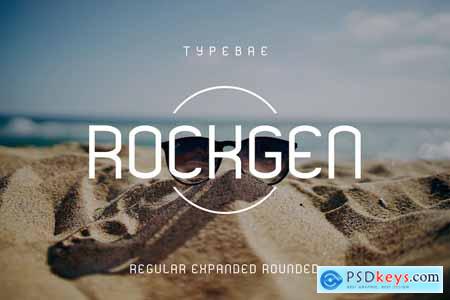 Rockgen Typeface