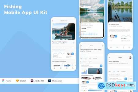 Fishing Mobile App UI Kit