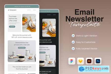 Email Newsletter Template JWMQ7N7