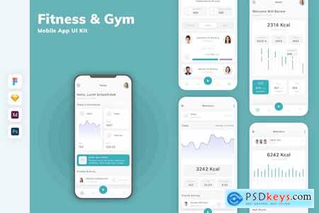 Fitness & Gym Mobile App UI Kit