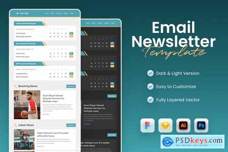 Email Newsletter Template 2WLHTD2