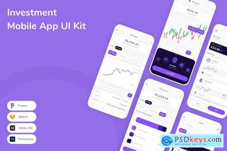 Investment Mobile App UI Kit