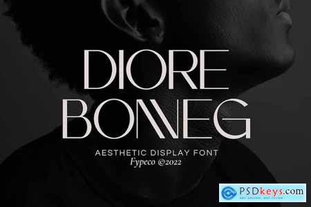 Diore Bonneg - Aesthetic Display Font