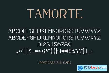 Tamorte Fonts