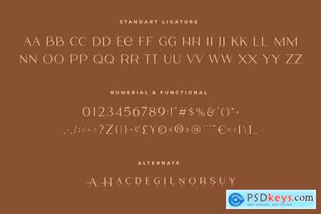 Lastri Ligature Sans Serif Font