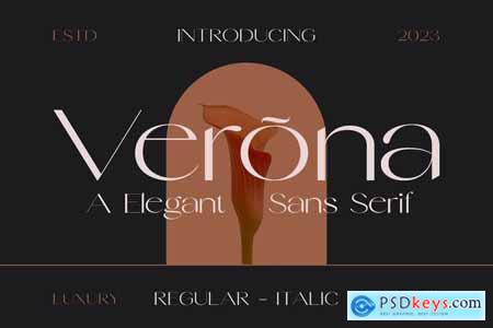 Verona - A Modern Sans Serif Font