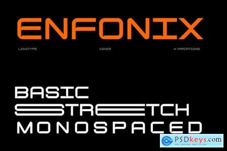 Enfonix - Stretch Font