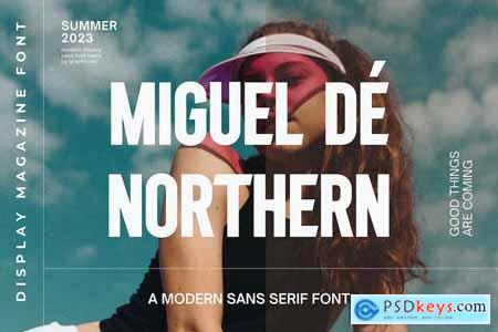 Miguel de Northern Bold Sans Font Typeface