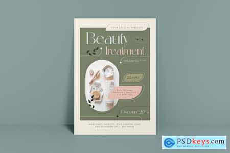 Beauty Treatment Sale Flyer