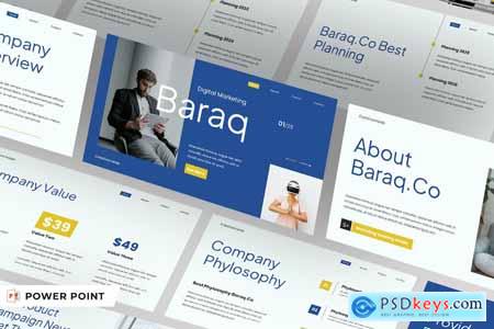 BARAQ - Digital Marketing PPT Templates