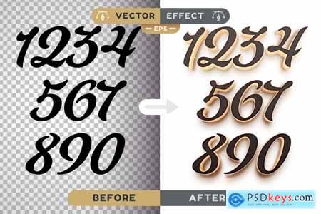 Gold Star - Editable Text Effect, Font Style