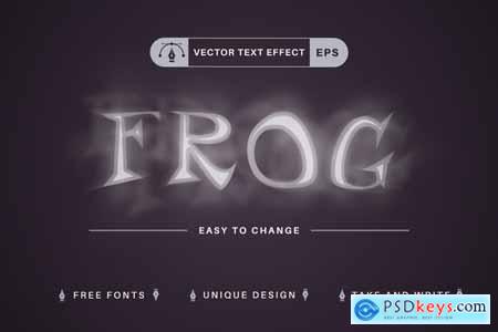 Ghost - Editable Text Effect, Font Style