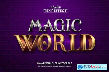 Magic World - Editable Text Effect, Font Style