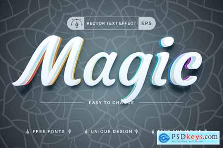 Magic - Editable Text Effect, Font Style