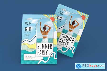 Summer Party Flyer EV2PB6K