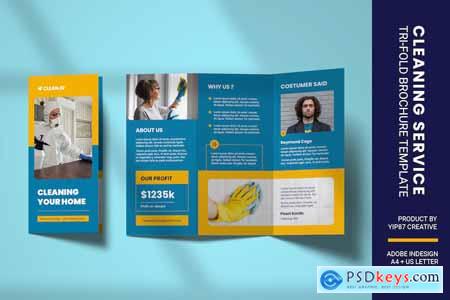 Cleaning Service - Trifold Brochure