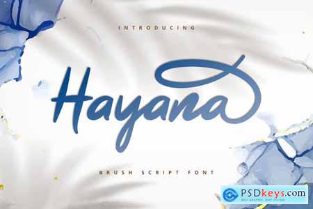 Hayana - Handwritten Font