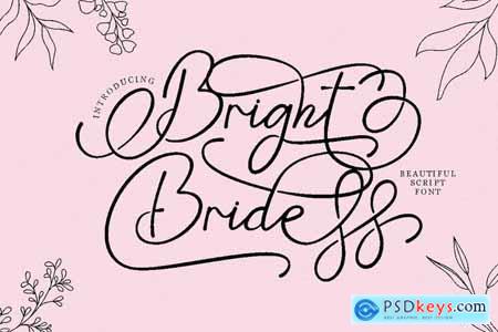 Bright Bride - Beautiful Script Font