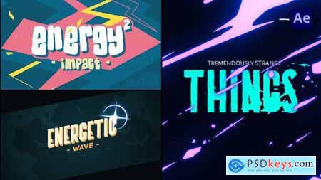 2D Energy Text Logo Reveals [After Effects] 45811523