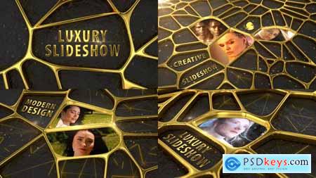 3d Luxury Golden Slideshow 43968995