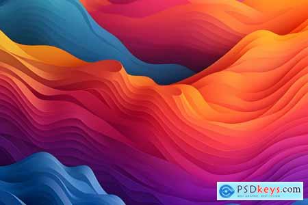 Abstract Colorful 3D Background