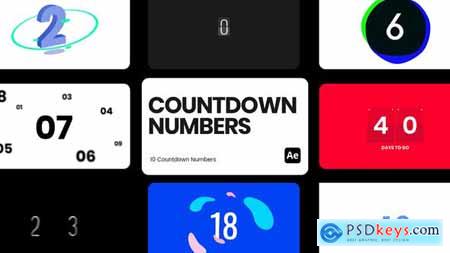 Countdown Numbers for After Effects 45821904