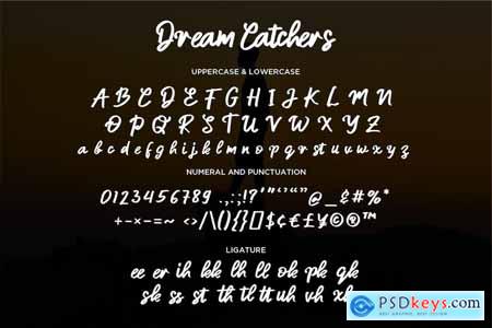 Dream Catchers - Modern Bold Handwritten Script