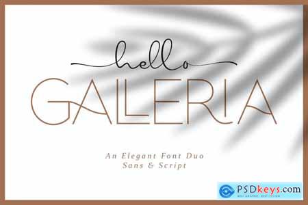 Hello Galleria Font Duo