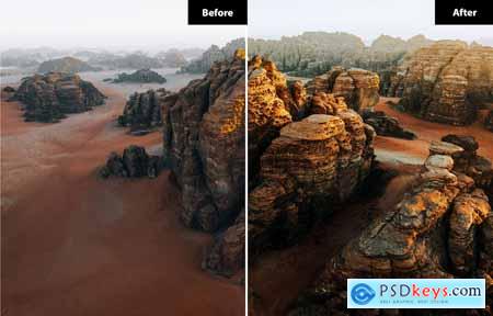 6 Desert Lightroom and Photoshop Presets