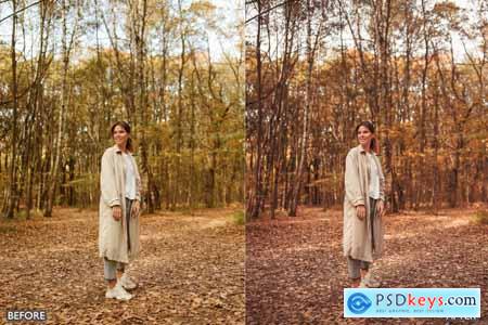 Autumn Fall Orange Look Wedding Lightroom Presets