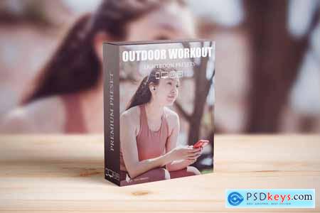 Outdoor workout influencer bright Lightroom preset