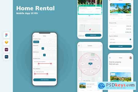 Home Rental Mobile App UI Kit