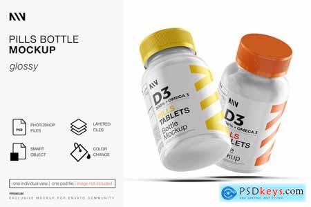 Pills Bottle Mockup