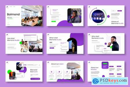 Blamond  Business PowerPoint Template