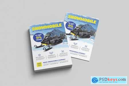 Sale Snowmobile In Winter Flyer