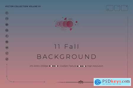 11 Fall Gradients Backgrounds