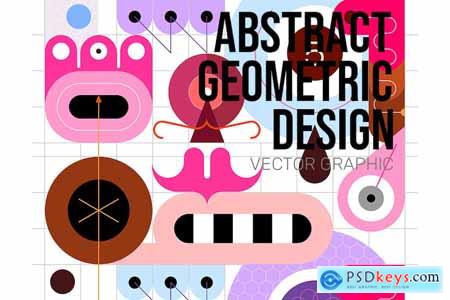 Abstract Geometric Design (2 vector options)