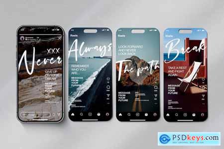 Instagram Reels Iphone 14 Pro Mockup