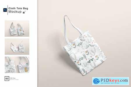 Cloth Tote Bag Mockup