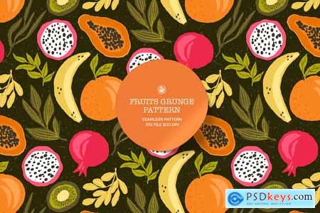 Fruits Grunge Pattern