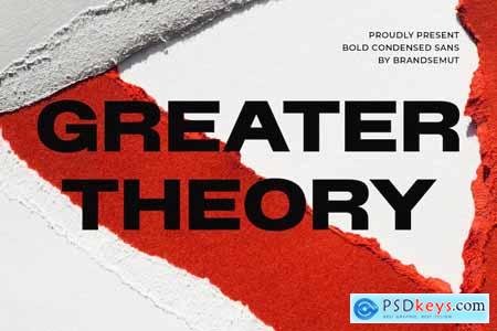 Greater Theory - Bold Condensed Sans