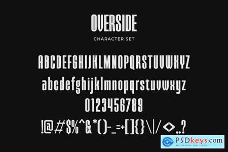 Overside - Modern Condensed Sans