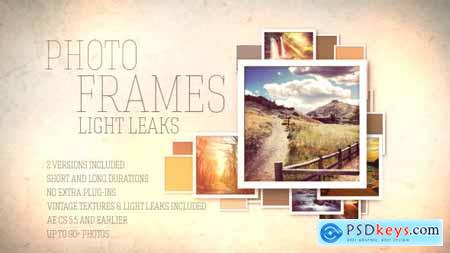 Dynamic Squares Photo Frames with Light Leaks 9684955