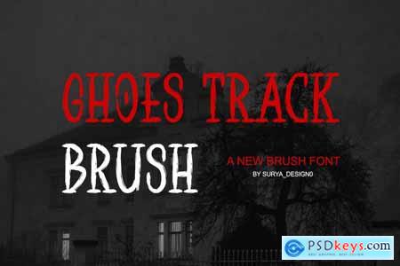 Ghoes Track Brush Fonts