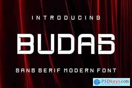 BUDAS Modern Sans Serif