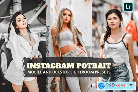 Instagram Potrait Lightroom Presets Dekstop Mobile